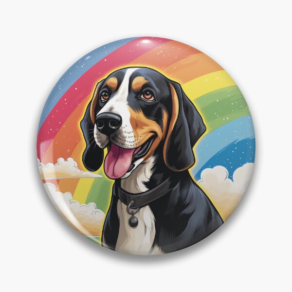 Item preview, Funny Treeing Walker Coonhound Colorful Rainbow Cute Mom Dad Kids designed and sold by rafaeltto.