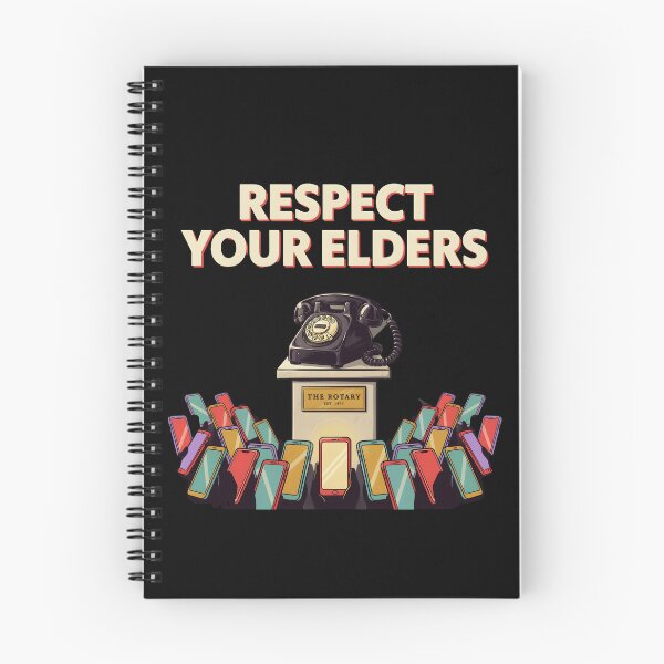 Item preview, Respect Your Elders Phone Tshirts Retro Mobile Phone Technology Humor designed and sold by Redgiant87x.