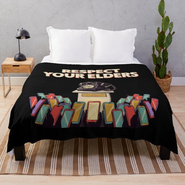 Item preview, Respect Your Elders Phone Tshirts Retro Mobile Phone Technology Humor designed and sold by Redgiant87x.