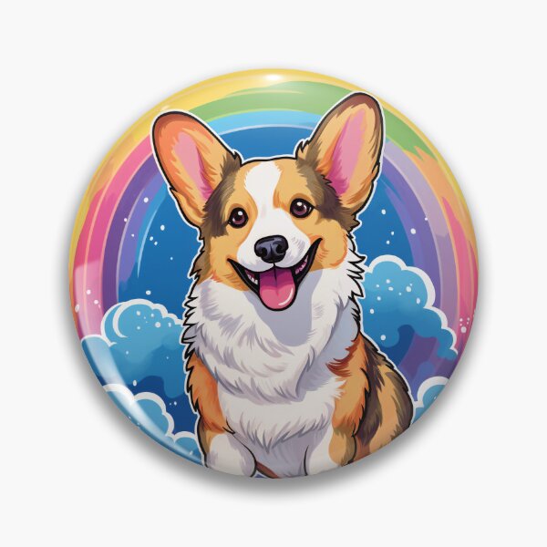 Item preview, Funny Tri Color Corgi Colorful Rainbow Cute Mom Dad Kids designed and sold by rafaeltto.