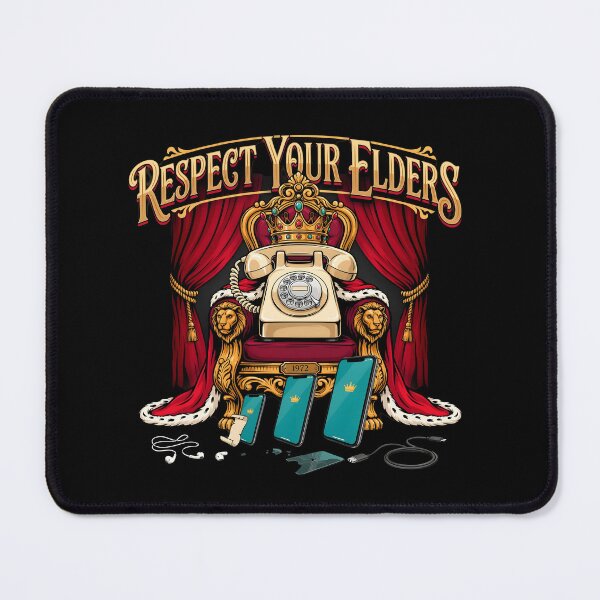 Item preview, Respect Your Elders Phone Tshirts Funny Vintage Cell Phone designed and sold by Redgiant87x.