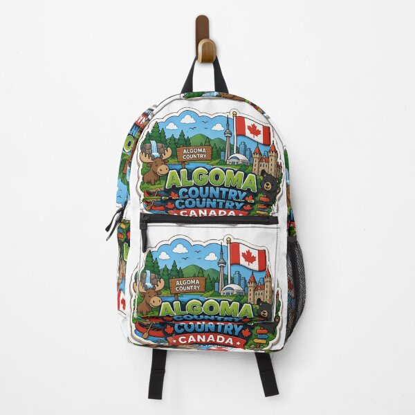 Item preview, Algoma Country Canada Cute 3D Adventure Label   designed and sold by PaintMeWorld.
