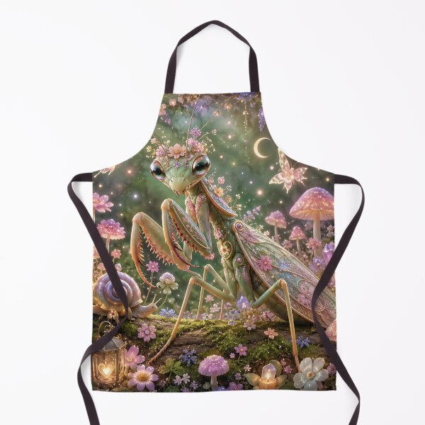 Item preview, Magical Mantis in a Glowing Forest designed and sold by Weirdwildco69.