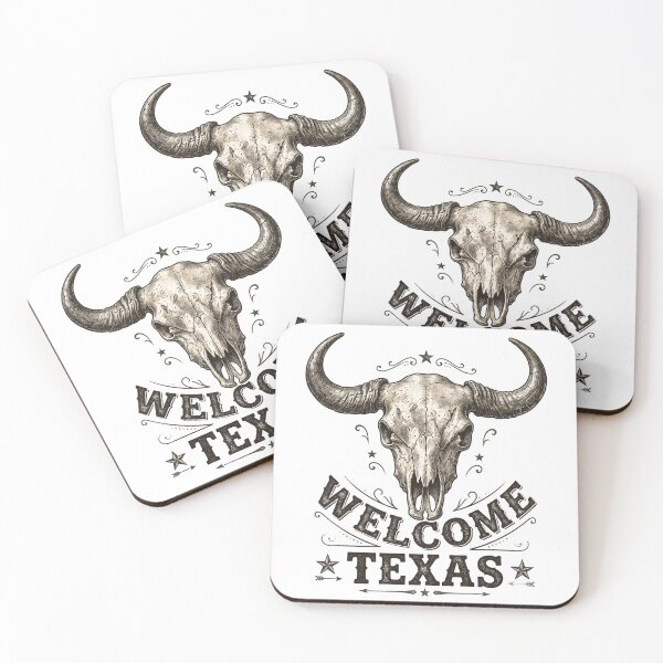 Item preview, texas,usa,buffalo skull designed and sold by Hephaestus's Forge.
