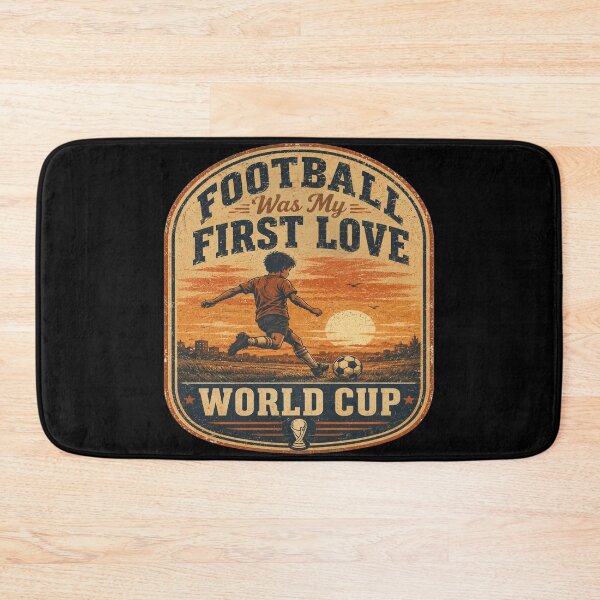 Item preview, Football Was My First Love | Vintage World Cup Graphic Tee designed and sold by ArthUpscale.