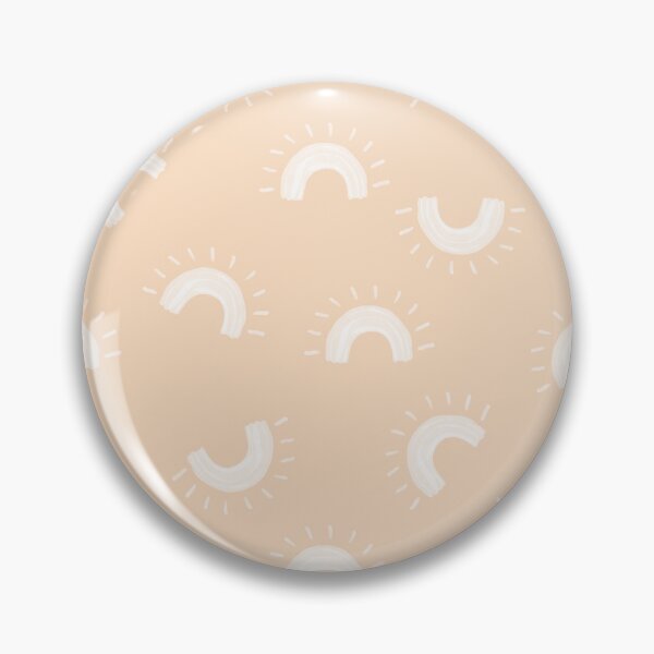 Item preview, Boho Minimalist Peach Rainbow Sun Seamless Pattern designed and sold by THE RILONA.