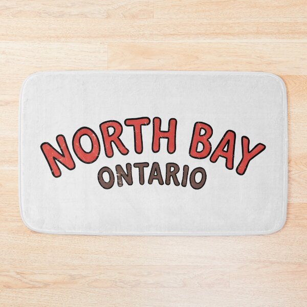 Item preview, North Bay Ontario Cute Cityscape Maple Leaf  designed and sold by HowToCanadian.