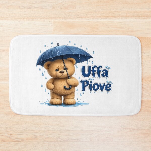 Item preview, Uffa Piove – Adorabile Orsacchiotto con Ombrello | Grafica Divertente per Amanti della Pioggia designed and sold by RipantinaFantasy .
