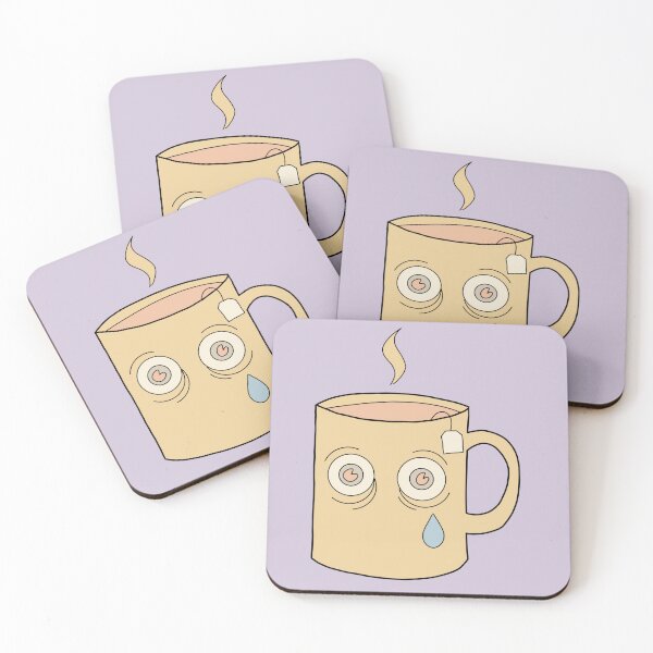 Item preview, Tired Tea Mug – Funny Aesthetic Character designed and sold by LeshanArt.