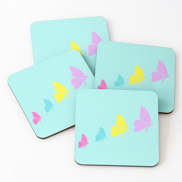 Item preview, Colorful Pastel Butterflies In Flight designed and sold by SolutionsArt.