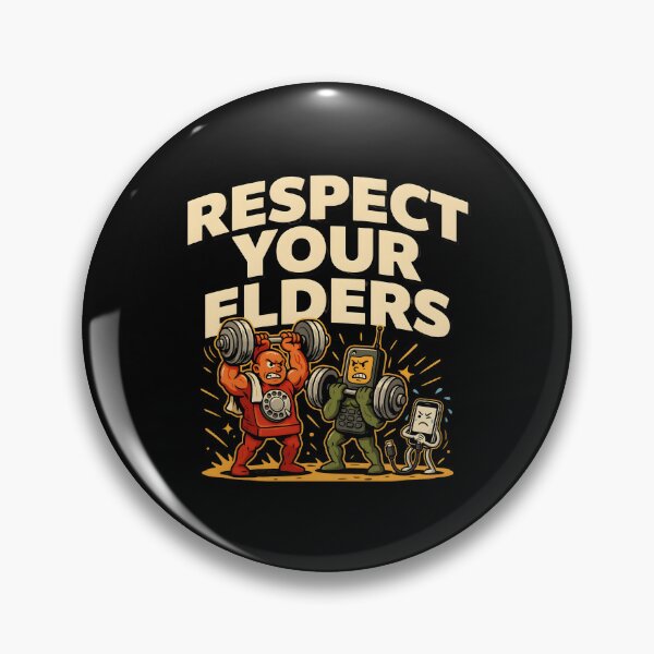 Item preview, Respect Your Elders Phone Tshirts Vintage Smartphone Joke for Tech Lovers designed and sold by Redgiant87x.