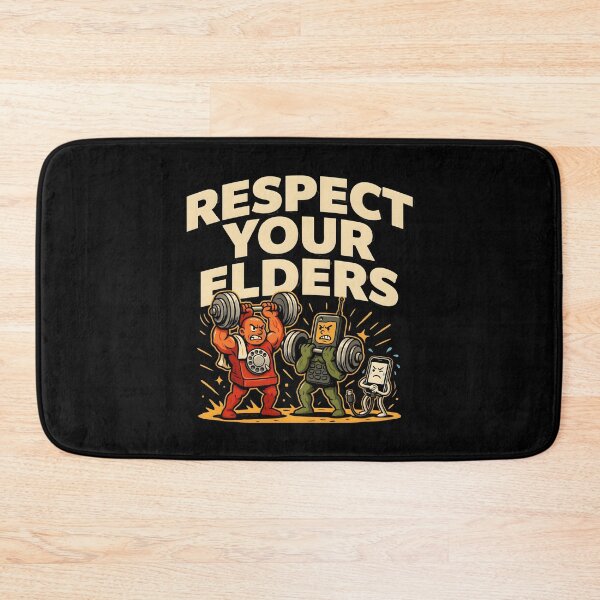 Item preview, Respect Your Elders Phone Tshirts Vintage Smartphone Joke for Tech Lovers designed and sold by Redgiant87x.