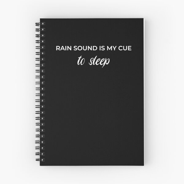 Item preview, Rain Is My Cue To Sleep designed and sold by After Midnight Studio.