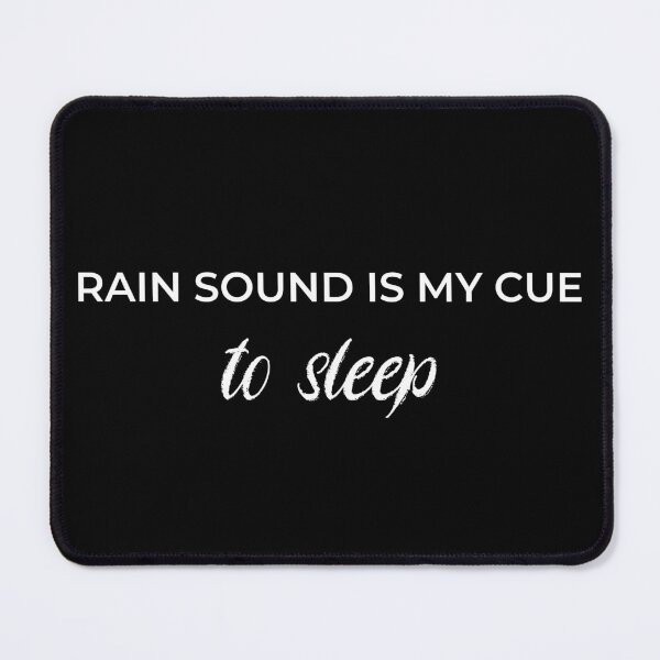 Item preview, Rain Is My Cue To Sleep designed and sold by After Midnight Studio.