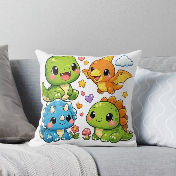 Item preview, Cute Kawaii Dinosaurs with Hearts and Stars designed and sold by alw951.