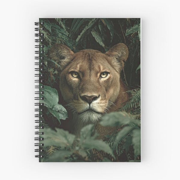 Item preview, Lioness Watching from the Jungle Shadows designed and sold by Erika Kaisersot.