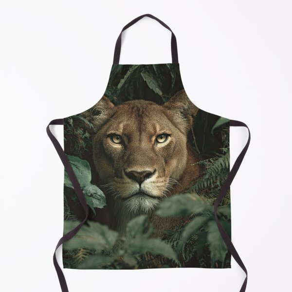 Item preview, Lioness Watching from the Jungle Shadows designed and sold by Erika Kaisersot.