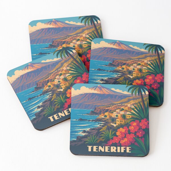 Item preview, Tenerife - Retro & Vintage Travel Poster designed and sold by MavtM.