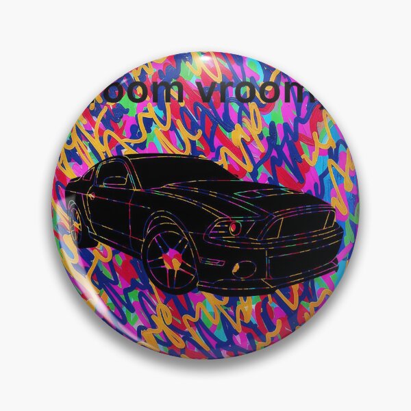 Item preview, Black car on a colourful scribble background  designed and sold by wallartofmio.
