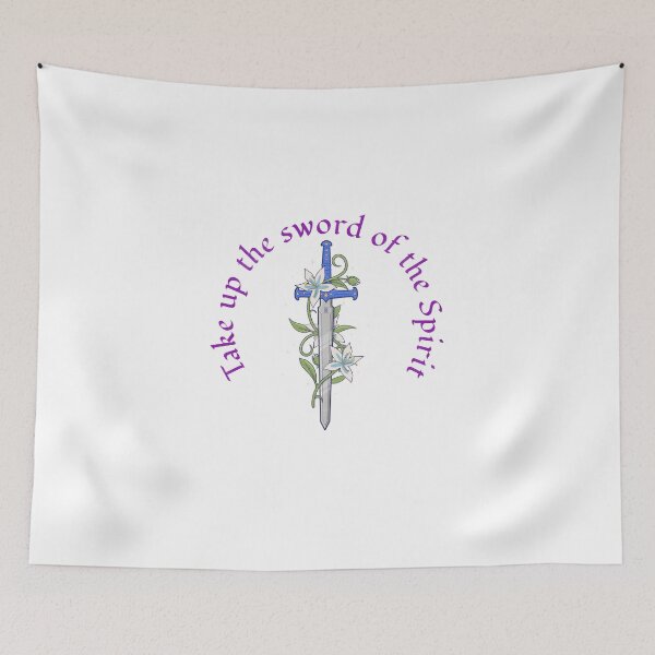 Item preview, Copy of Take up the sword of the spirit Purple designed and sold by Kingdompurpose.