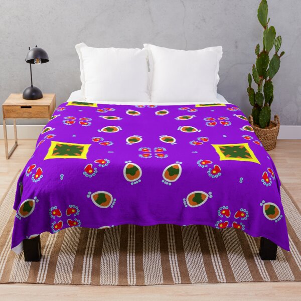 Item preview, vibrant Purple Orange Green Heart Mandala designed and sold by Tinsleybluebell.