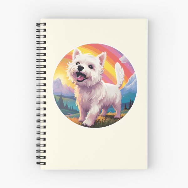 Item preview, Funny West Highland White Terrier Westie Colorful Rainbow Cute Mom Dad Kids designed and sold by rafaeltto.