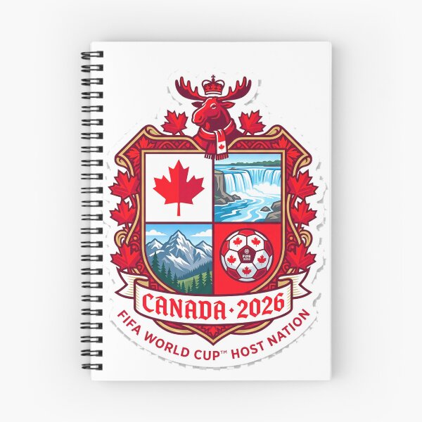 Item preview, Canada FIFA World Cup 2026 Host Nation Shield Crest  designed and sold by Modefissi.