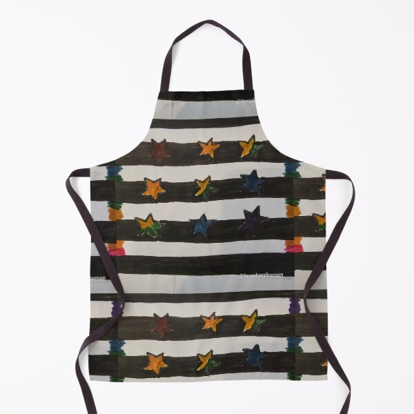 Item preview, Dark Rainbow Stars and Black and White Stripes  designed and sold by DancingCreek.