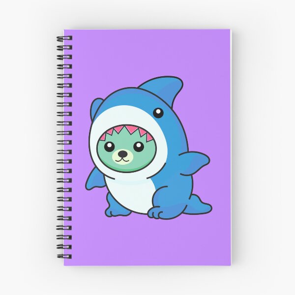 Item preview, CUTE Blue Shark Bear Kawaii  designed and sold by DibujandoPorfa.