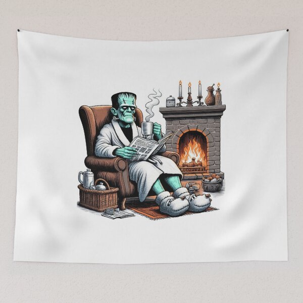 Item preview, Frankenstein in the morning designed and sold by Art School Dropout.