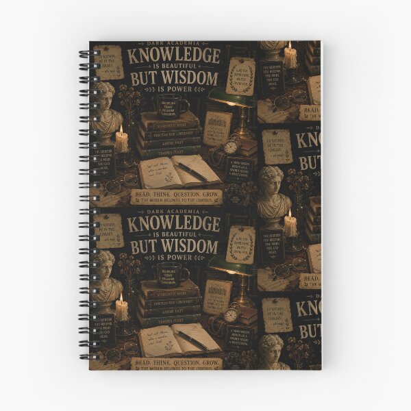 Item preview, Knowledge Is Beautiful, But Wisdom Is Power designed and sold by FAZ-DESIGNS.