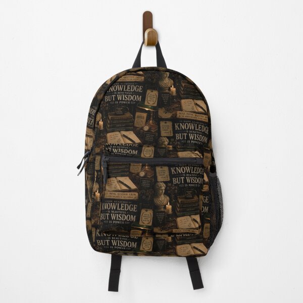 Item preview, Knowledge Is Beautiful, But Wisdom Is Power designed and sold by FAZ-DESIGNS.