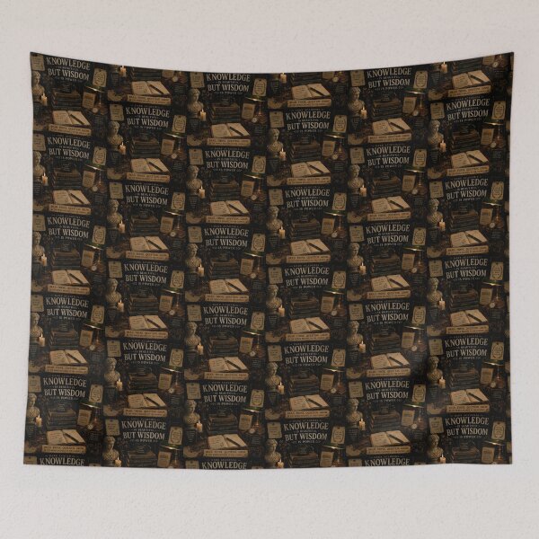 Item preview, Knowledge Is Beautiful, But Wisdom Is Power designed and sold by FAZ-DESIGNS.