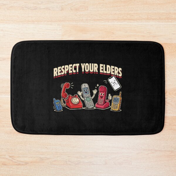 Item preview, Respect Your Elders Phone Tshirts Retro Phone Humor for Technology Enthusiasts designed and sold by Redgiant87x.