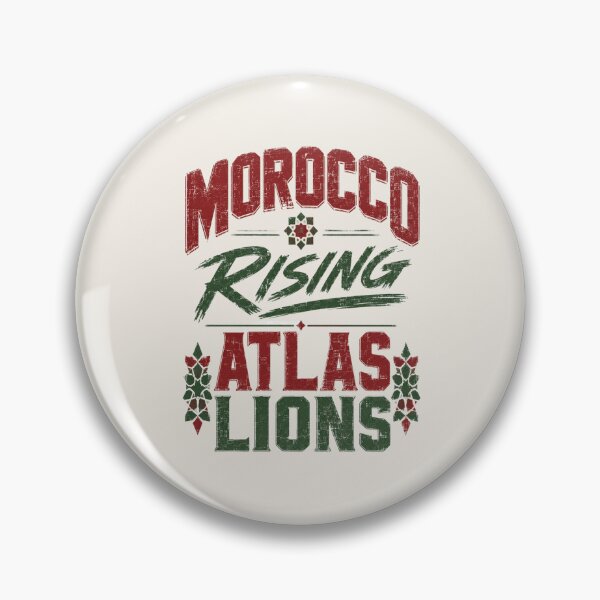 Item preview, Morocco Rising Atlas Lions Vintage Football T-Shirt designed and sold by ArthUpscale.
