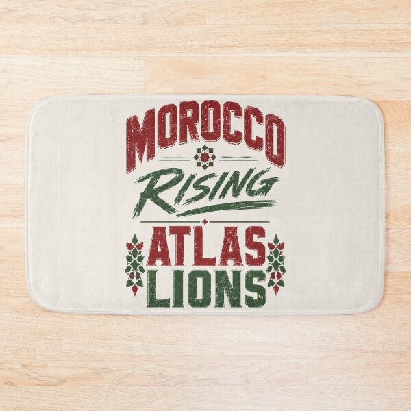 Item preview, Morocco Rising Atlas Lions Vintage Football T-Shirt designed and sold by ArthUpscale.