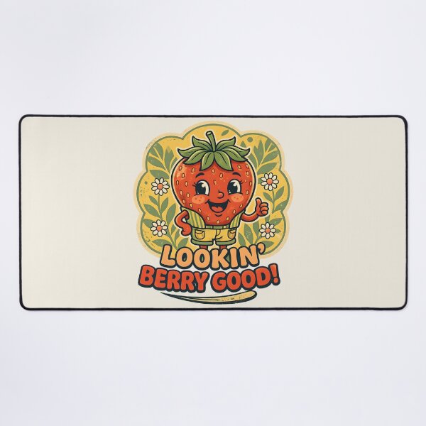 Item preview, Lookin Berry Good Retro 70s Strawberry Cartoon designed and sold by radiogalaxy.
