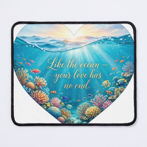 Item preview, Endless Ocean Love Heart designed and sold by MalinStyle.