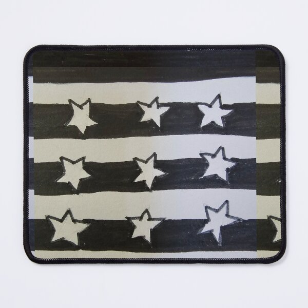 Item preview, Black and White Stars and Stripes designed and sold by DancingCreek.