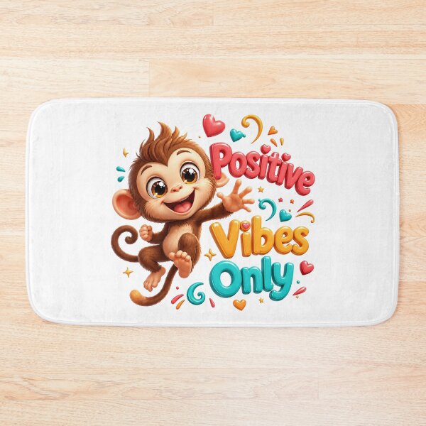 Item preview, Positive Vibes Monkey Joy designed and sold by BlissBlvdShop.