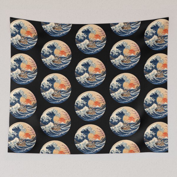 Item preview, Funny Sugar Glider Captain Japanese Kanagawa Wave Japan Boat Mom Dad Kids designed and sold by FurryHavenPH.