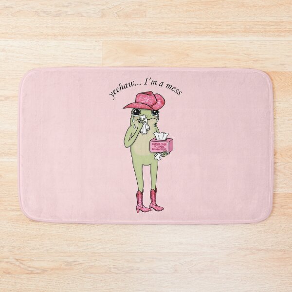 Item preview, Crying Over Fictional Characters Sad Frog Tissue Box Coquette Meme designed and sold by ronakris009.