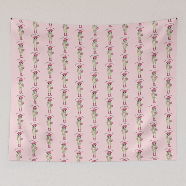 Item preview, Crying Over Fictional Characters Sad Frog Tissue Box Coquette Meme designed and sold by ronakris009.
