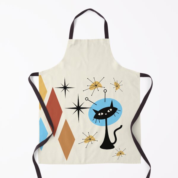 Item preview, Retro Vintage Mid Century Modern Atomic Cat Aesthetic Design designed and sold by CapturedByeJ.