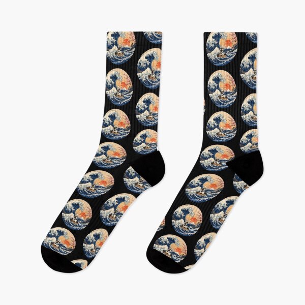Item preview, Funny Siamese Cat Captain Japanese Kanagawa Wave Japan Boat Mom Dad Kids designed and sold by FurryHavenPH.