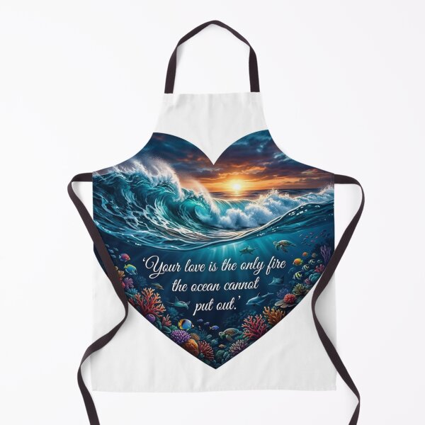 Item preview, Ocean Fire Heart designed and sold by MalinStyle.