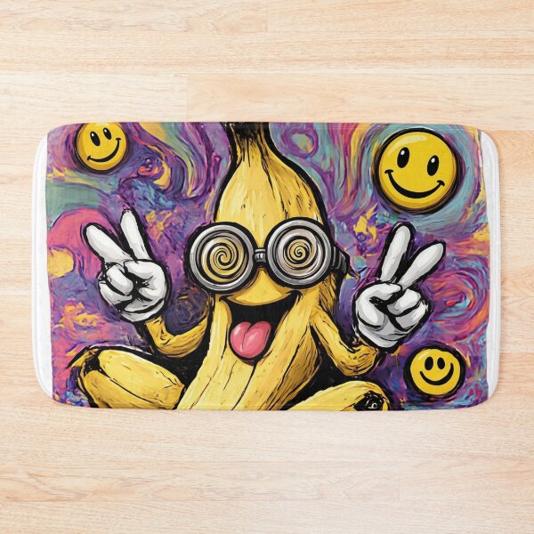 Item preview, Funny Banana with Hypnotic Glasses – Eyes Up Here! designed and sold by RedPixelPlus.