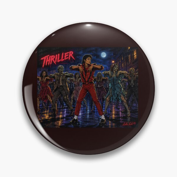 Item preview, Michael Jackson Thriller – Zombie Dance – Cartoon Tribute designed and sold by LuluLeb.