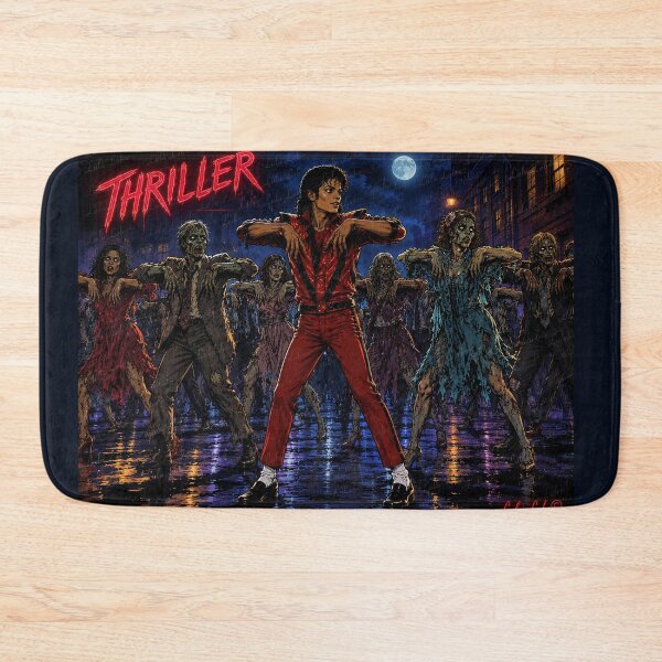 Item preview, Michael Jackson Thriller – Zombie Dance – Cartoon Tribute designed and sold by LuluLeb.
