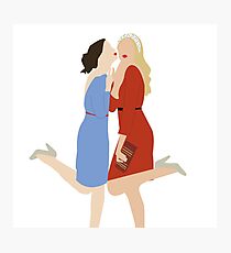 Blair und Serena Fotodruck